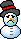 Schneemann Smilies (20) Smiley – Schneemann